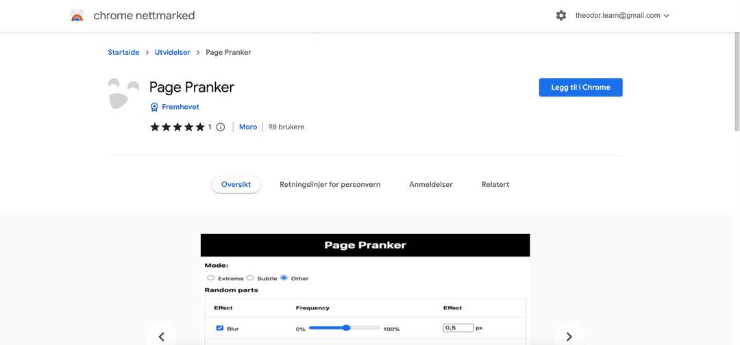 image of Page Pranker