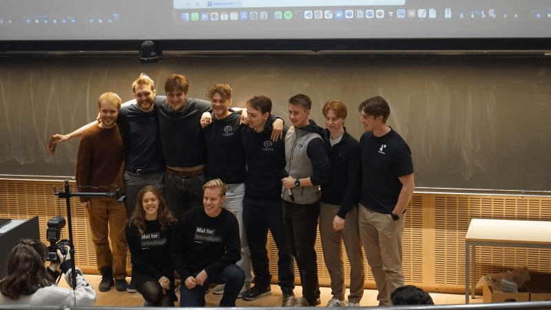 Participants at the Astar Consulting, NorgesGruppen, and Cogito NTNU computer vision hackathon